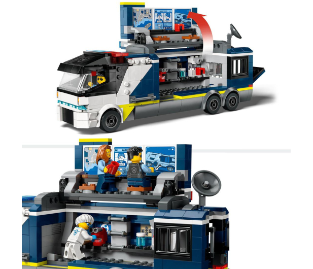 LEGO City 60418 Policyjna ciężarówka z laboratorium kryminalnym - 1203601 - zdjęcie 4